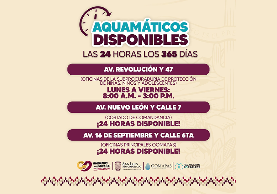 Aquamaticos Disponibles