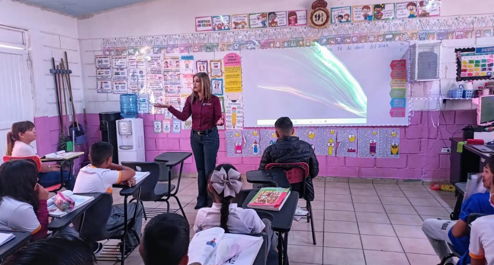 Visita Oomapas primarias 20 de Noviembre y Maria Mercedes Andrade